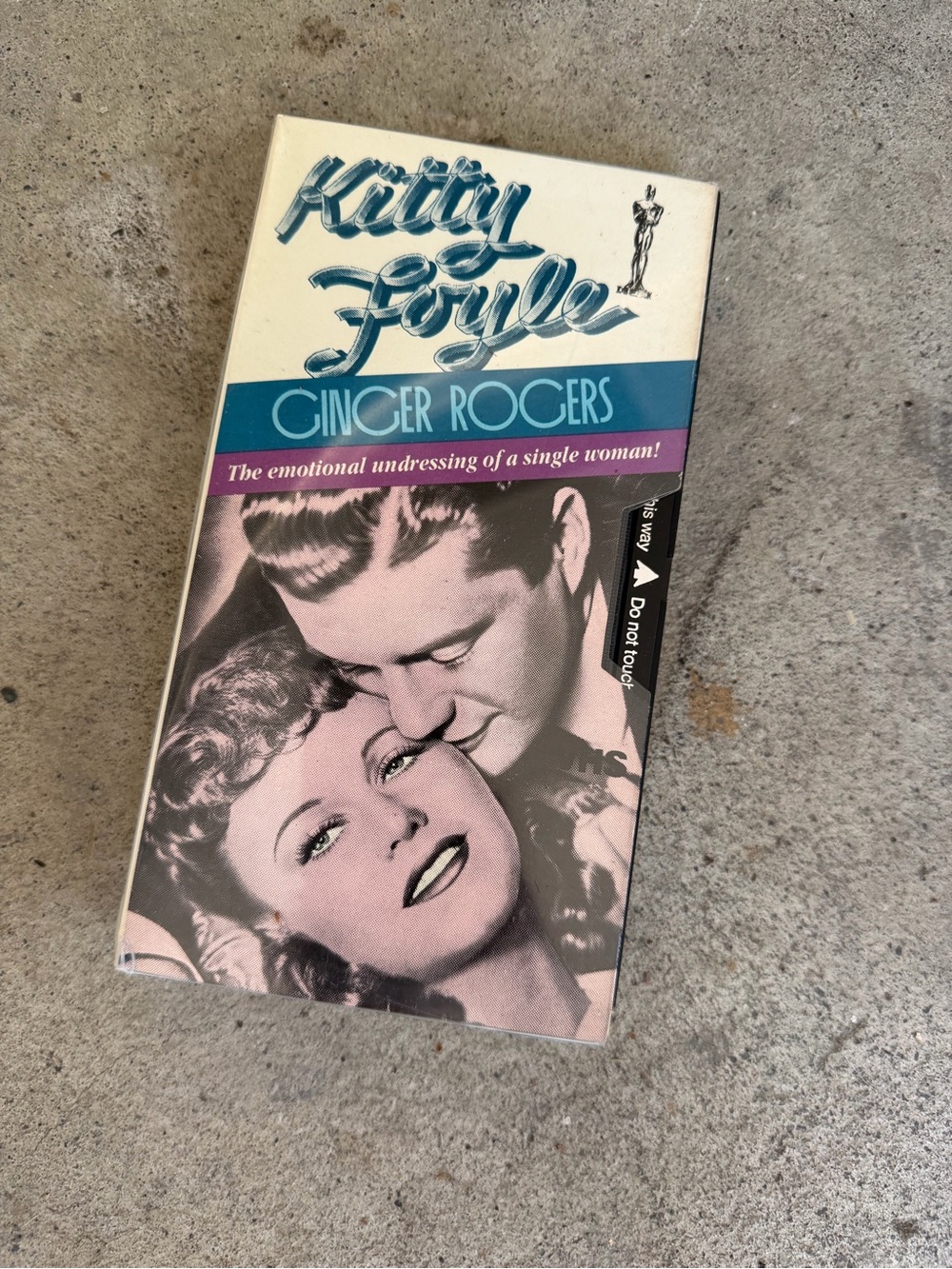 Kitty Foyle Ginger Rogers Vintage VHS